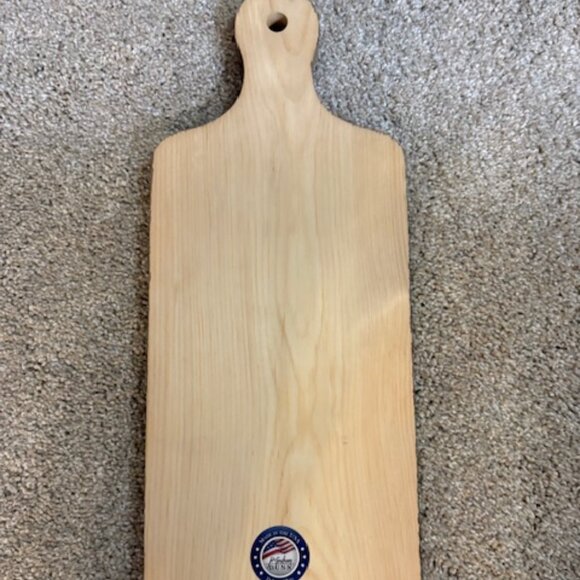 WOOD "EAT/PRAY/LOVE" KITCHEN CUTTING BOARD WALL DECOR. 19"X7" - Picture 4 of 5